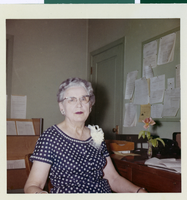 Photograph of Ruby S. Thomas at the John S. Park School, Nevada, circa 1962