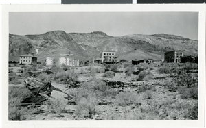 Photograph of Rhyolite, Nevada, circa 1920s