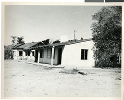 Photograph of a cement brick house on Kyle Ranch, North Las Vegas, circa 1970s