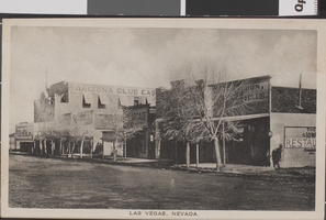 Postcard of Block 16, Las Vegas, circa early 1900s