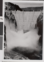 Photograph of Hoover Dam, 1935