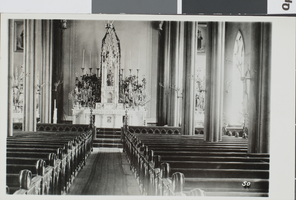 Photograph of an unidentified church, circa early 1900s
