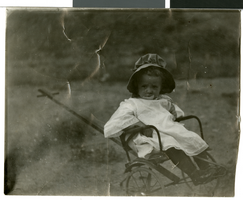 Photograph of a young Virginia Garside, circa 1910s.