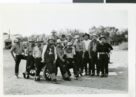 Photograph of Helldorado Volunteer Firemen, Las Vegas, circa 1930s