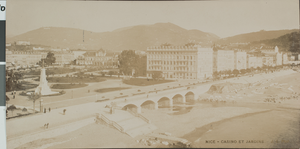 Photograph of Casino et Jardins, Nice, France, circa early to mid 1900s