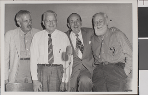 Photograph of the of a group of men, October 1958