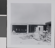 Photograph of construction of Nevada Southern University, Las Vegas, circa 1960s