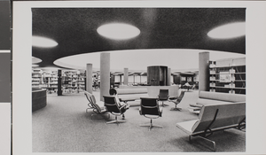 Photograph of the Library at University of Nevada, Las Vegas, circa 1968