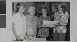Photographs of donations to Special Collections, Las Vegas, July, 12, 1977
