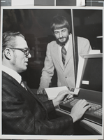 Photograph of Chester Davis and Dr. Donald Baepler, Las Vegas, circa 1970s