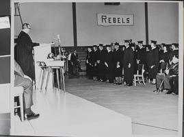 Photograph of Nevada Southern University Commencement, Las Vegas, June 03, 1964