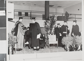 Photograph of Nevada Southern University Commencement, Las Vegas, June 14, 1965