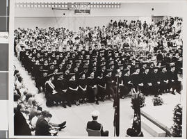Photograph of graduations at Nevada Southern University, Las Vegas, 1967