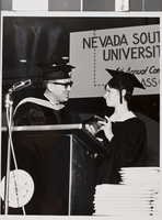 Photograph of Nevada Southern University commencement, Las Vegas, 1967