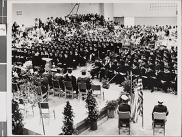 Photograph of Nevada Southern University commencement, Las Vegas, 1967