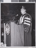 Photograph of Nevada Southern University commencement, Las Vegas, May 09, 1973