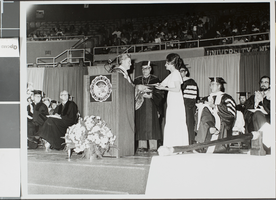 Photograph of Nevada Southern University commencement, Las Vegas, May 09, 1973