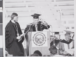 Photograph of Nevada Southern University commencement, Las Vegas, 1976