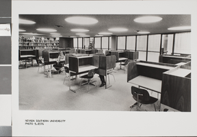 Photograph of James Dickinson Library, circa 1965-1969