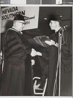 Photograph of Nevada Southern University Commencement ceremony, June 03, 1964