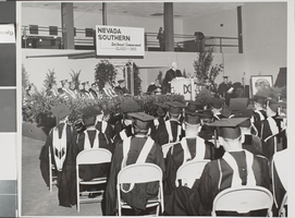 Photograph of Nevada Southern University Commencement ceremony, June 14, 1965