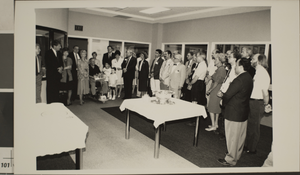 Photograph of Authors Reception in Special Collections, University of Nevada, Las Vegas, circa 1980s