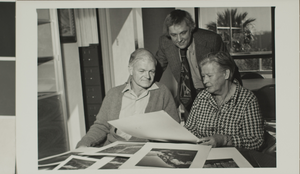 Photograph of individuals at Special Collections, University of Nevada, Las Vegas, December 09, 1975