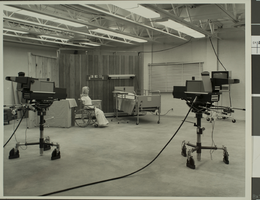 Photograph of closed circuit television studio, Las Vegas, circa 1969