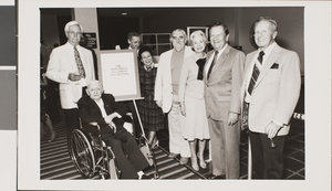Photograph of individuals at James Dickinson Library, University of Nevada, Las Vegas, October 10, 1981