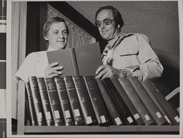 Photograph of Harold Erickson and Hal Tuchman, University of Nevada, Las Vegas, circa 1970s