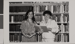 Photograph of Karen Galetz and Lois Tarkanian, University of Nevada, Las Vegas, circa 1970s