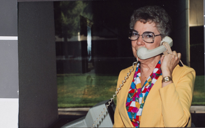 Photograph of Dotty Edelman, May 1992