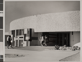 Photograph of James R. Dickinson Library, Nevada Southern University, circa early 1960s