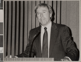 Photograph of dedication/cornerstone ceremony, University of Nevada, Las Vegas, October 07, 1984