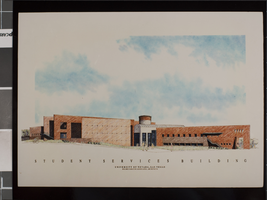 Photograph of Student Services Building, University of Nevada, Las Vegas, circa 1970s-1980s
