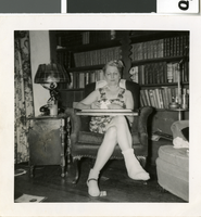 Photograph of Alta Ham at home, Las Vegas, circa mid 1950s to 1960s