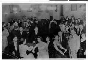 Photograph of dinner party guests at Meadows Casino, Las Vegas, circa 1940s-1960s
