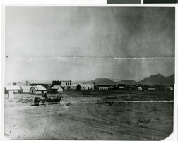 Photograph of Main Street in Las Vegas, circa early 1900s