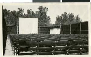 Photograph of stage and seating at Air Dome Theater, Las Vegas, 1915