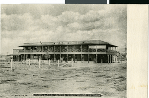 Postcard of the Overland Hotel, Las Vegas, circa early 1900s