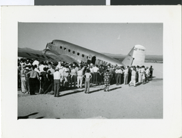 Photograph of a plane, circa 1940s