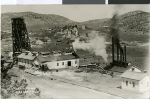 Postcard of Morris Mine, Kimberley, Nevada, circa early 1900s