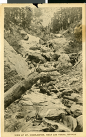 Postcard of creek at Mount Charleston, Nevada, circa 1920s-1950s