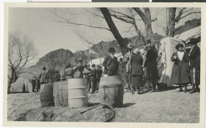 Photograph of the Reclamation Group near the Colorado River, circa 1920s