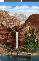 Postcard of Emery Falls, circa mid 1930s to 1950s