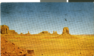 Postcard of Monument Valley, Arizona, circa mid 1930s to 1950s