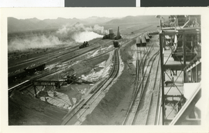 Photograph of gravel plant near Hoover Dam, circa early 1930s