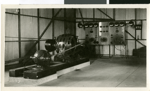 Photograph of machinery, circa 1930s