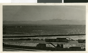 Photograph of Las Vegas railroad yard, circa early 1910