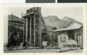 Photograph of a mine in an unknown location, circa early 1900s
